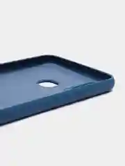 Темно-синий чехол с защитой камеры и бархатом внутри Vivo Y12
