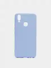 Небесно-голубой чехол с защитой камеры и бархатом внутри VIVO Y11