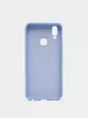 Небесно-голубой чехол с защитой камеры и бархатом внутри VIVO Y11