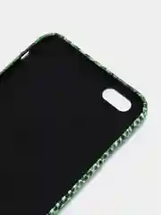 Зеленый чехол-накладка для iPhone 6 6S 7 8 Plus, XR X XS Max, 11 с изображением змеиной кожи
