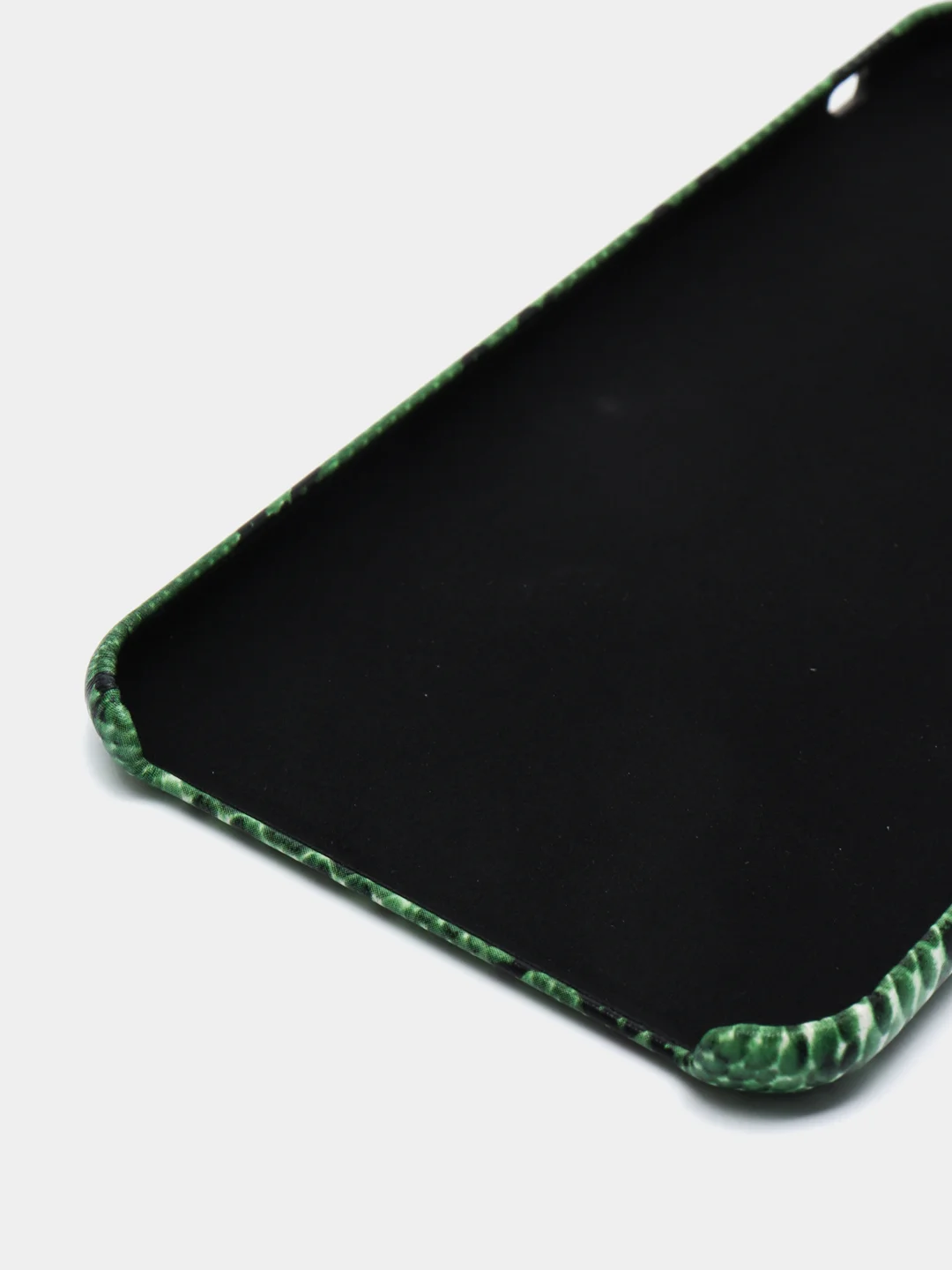 Зеленый чехол-накладка для iPhone 6 6S 7 8 Plus, XR X XS Max, 11 с изображением змеиной кожи