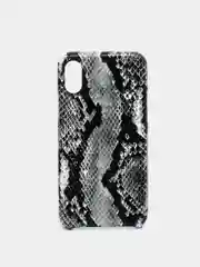 Белый чехол-накладка для iPhone 6 6S 7 8 Plus, XR X XS Max, 11 с изображением змеиной кожи