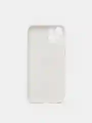 Чехол силиконовый со стеклянной панелью для iPhone 13