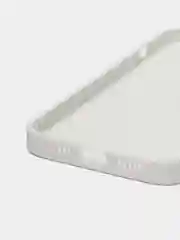 Чехол силиконовый со стеклянной панелью для iPhone 13