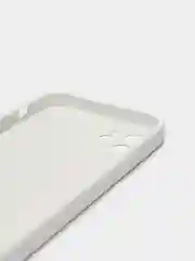 Чехол силиконовый со стеклянной панелью для iPhone 12