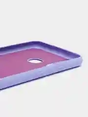 Сиреневый чехол с защитой камеры и бархатом внутри Vivo Y12