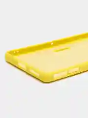 Желтый чехол XIAOMI POCO f4 GT, с защитой камеры и бархатом внутри