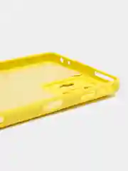 Желтый чехол XIAOMI POCO f4 GT, с защитой камеры и бархатом внутри