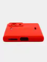 Красный чехол XIAOMI POCO f4 GT, с защитой камеры и бархатом внутри