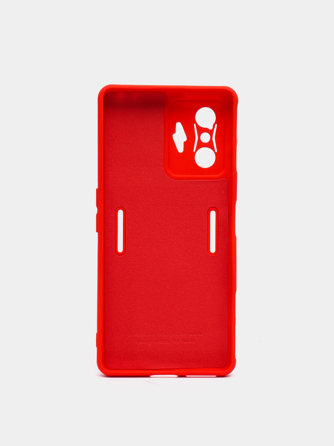Красный чехол XIAOMI POCO f4 GT, с защитой камеры и бархатом внутри