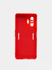 Красный чехол XIAOMI POCO f4 GT, с защитой камеры и бархатом внутри