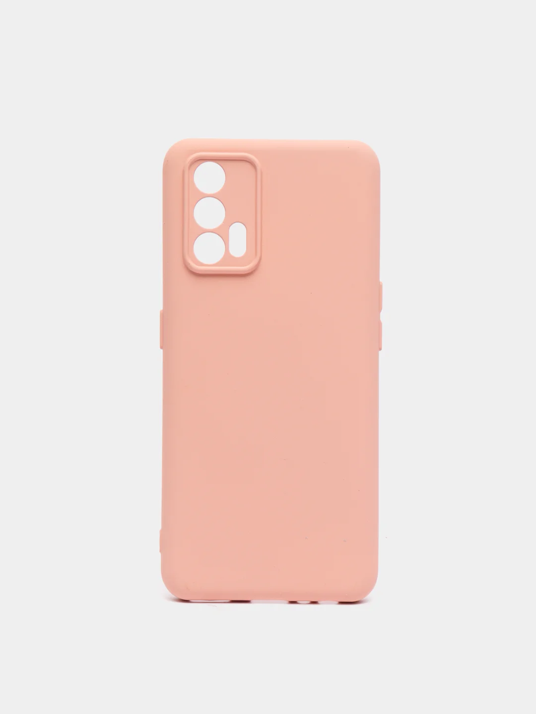 Бежевый чехол REALME GT NEO 2T с защитой камеры и бархатом внутри