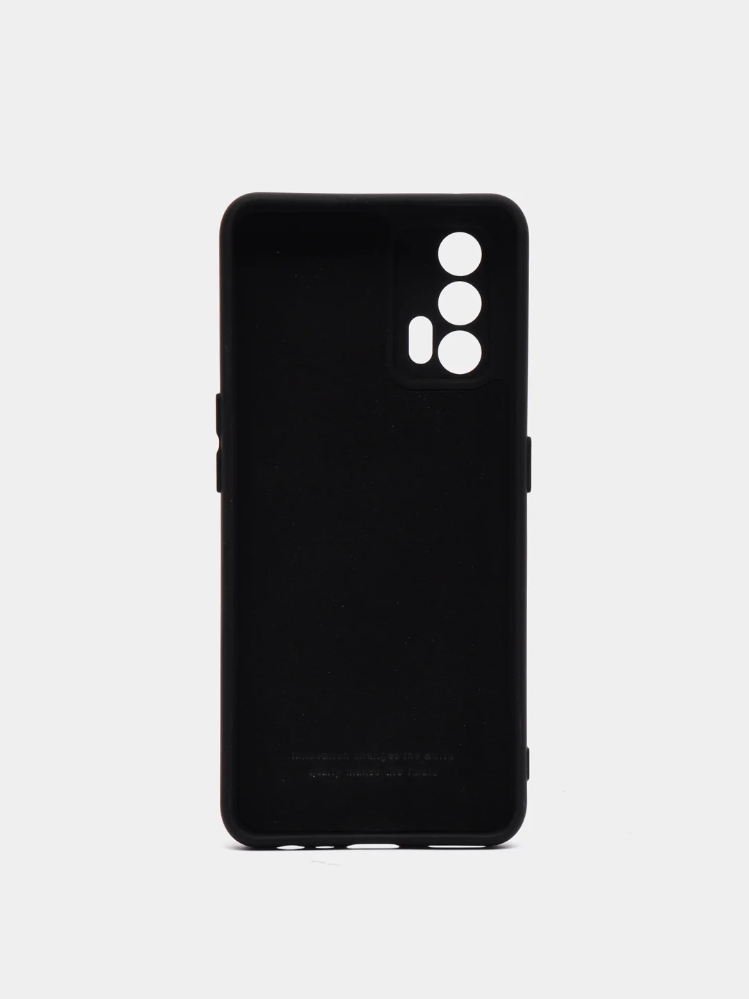 Черный чехол REALME GT NEO 2T с защитой камеры и бархатом внутри