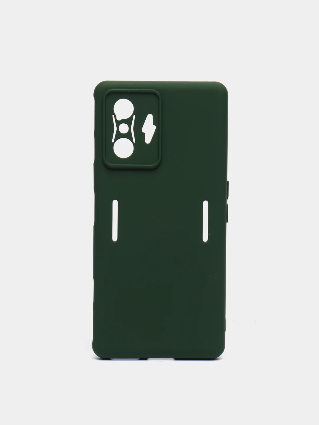 Зеленый чехол XIAOMI POCO f4 GT, с защитой камеры и бархатом внутри