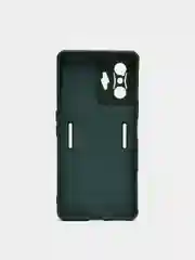 Зеленый чехол XIAOMI POCO f4 GT, с защитой камеры и бархатом внутри