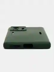 Зеленый чехол XIAOMI POCO f4 GT, с защитой камеры и бархатом внутри