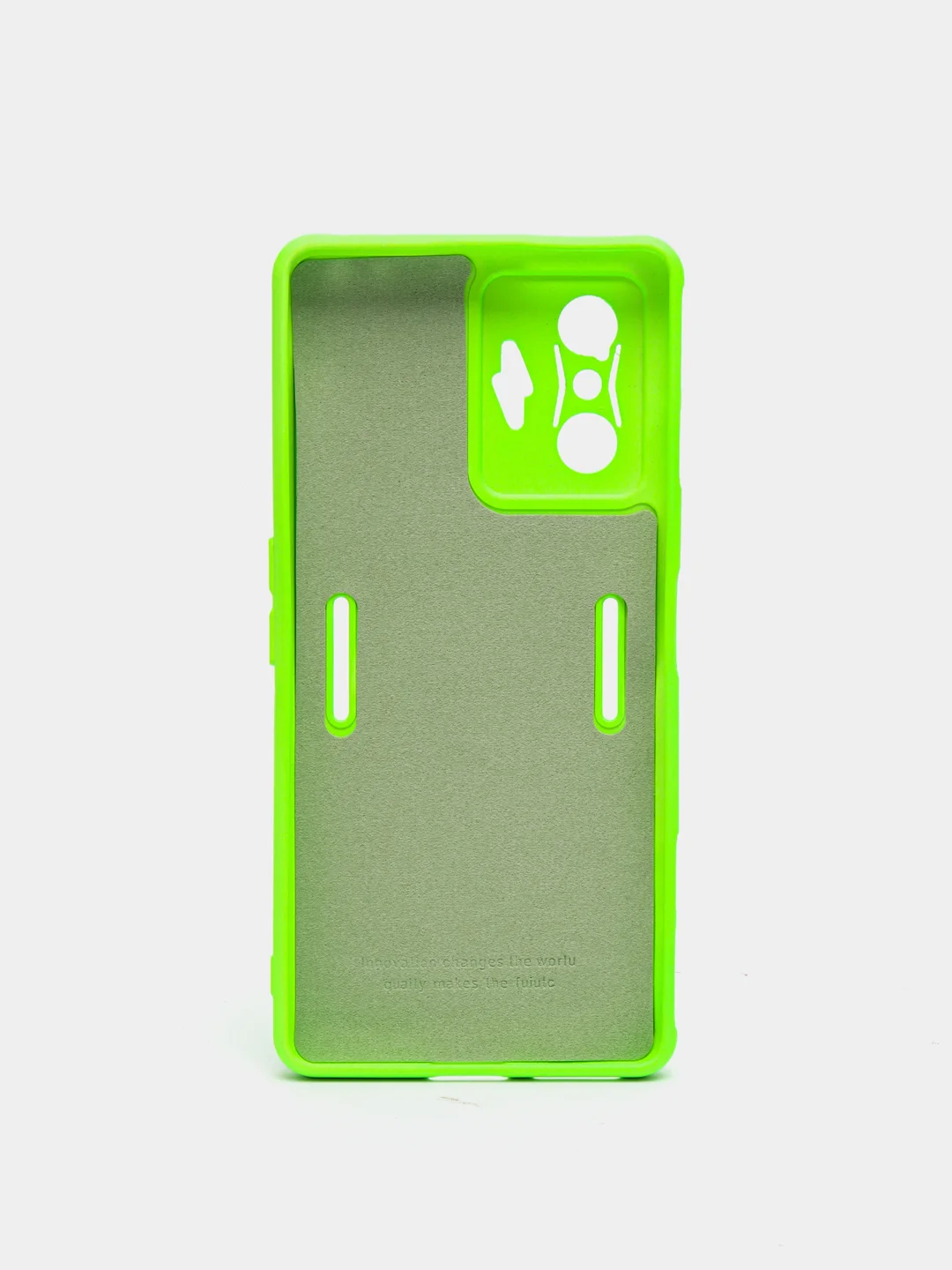 Лайм чехол XIAOMI POCO f4 GT, с защитой камеры и бархатом внутри