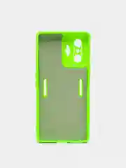 Лайм чехол XIAOMI POCO f4 GT, с защитой камеры и бархатом внутри