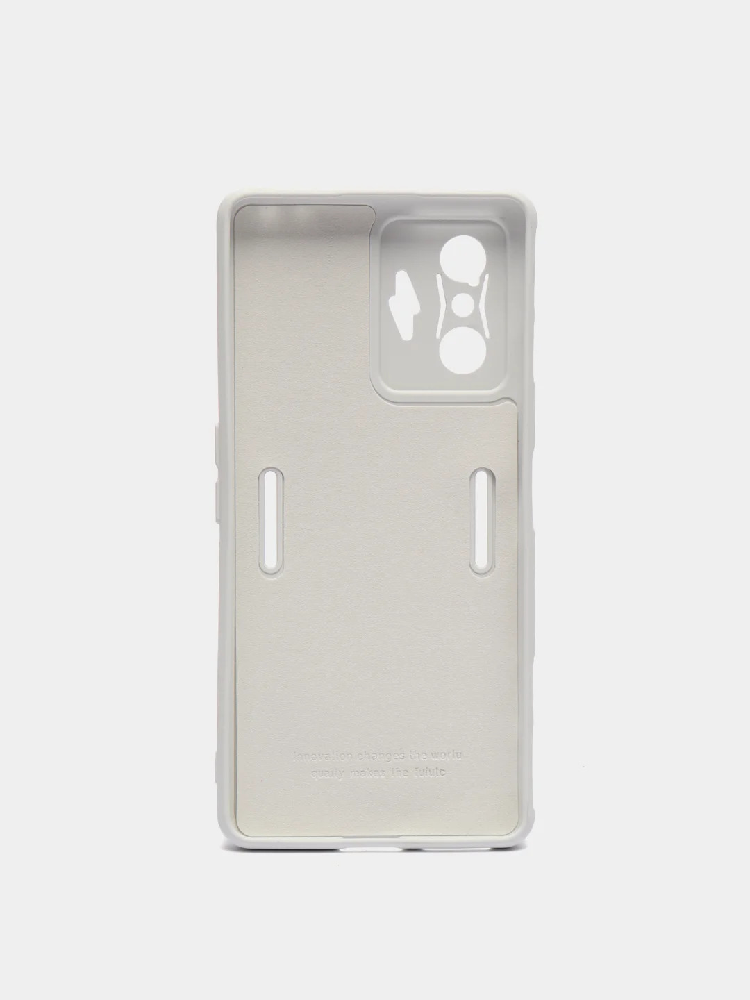 Белый чехол XIAOMI POCO f4 GT, с защитой камеры и бархатом внутри