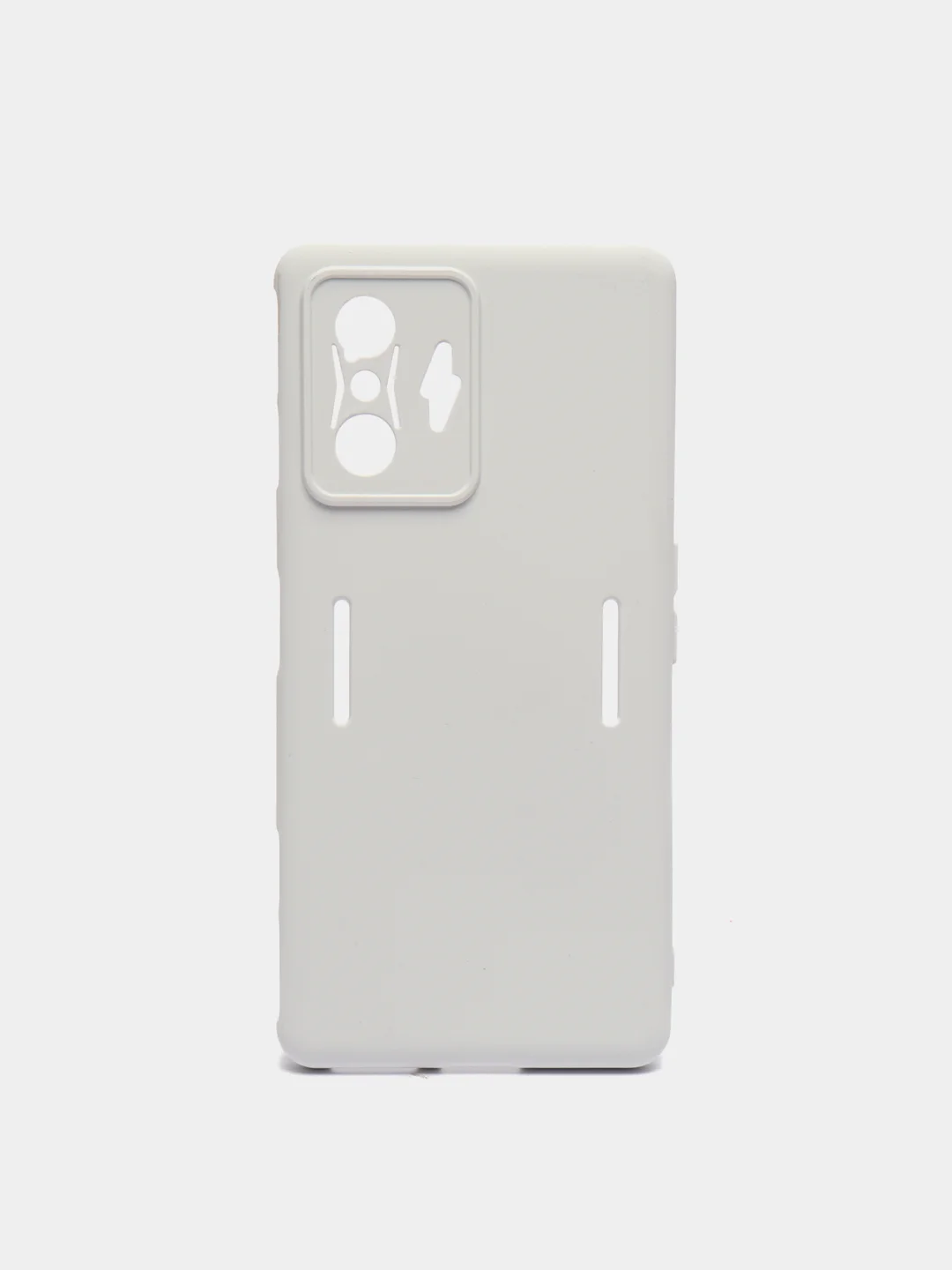 Белый чехол XIAOMI POCO f4 GT, с защитой камеры и бархатом внутри