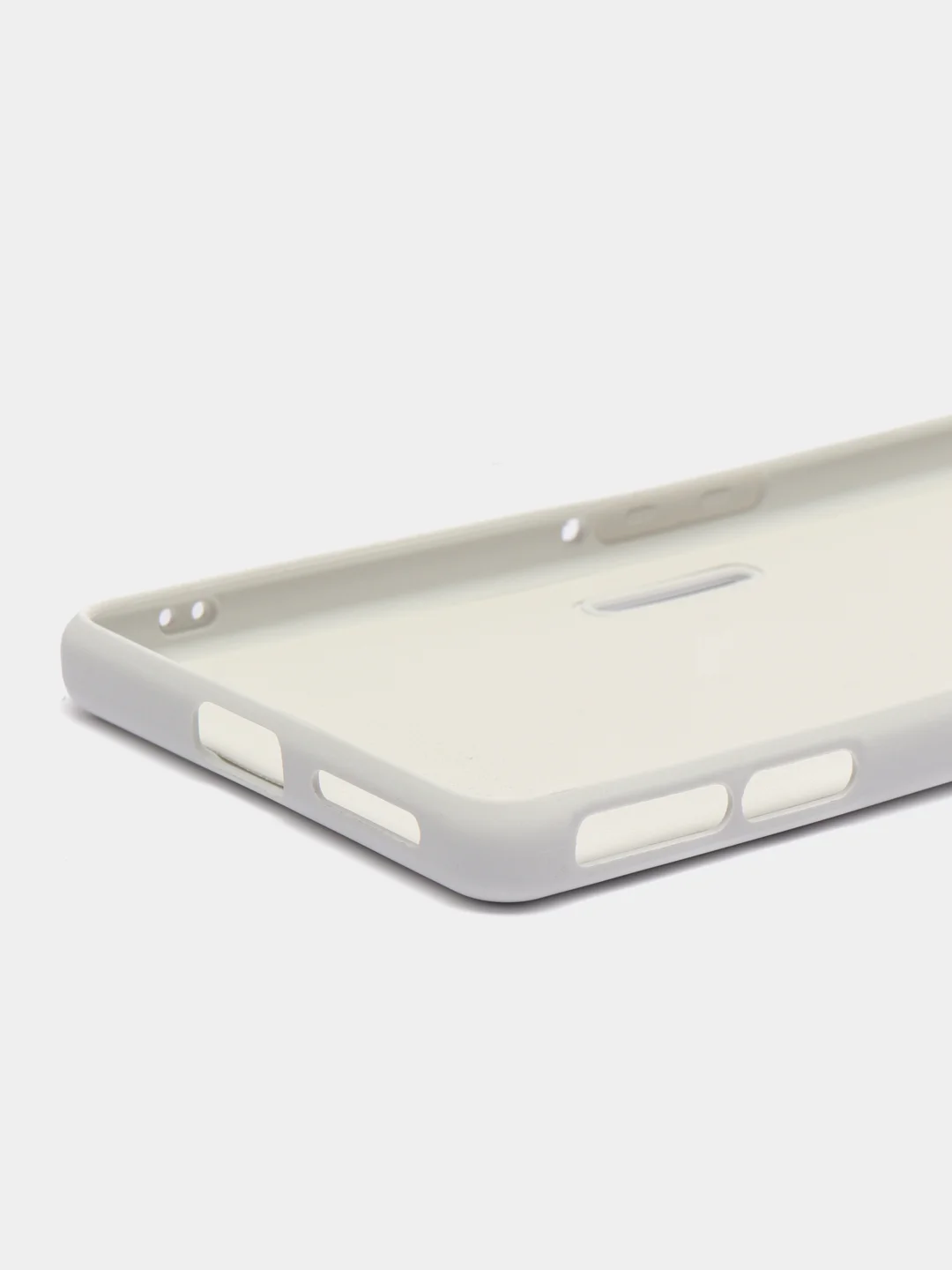 Белый чехол XIAOMI POCO f4 GT, с защитой камеры и бархатом внутри