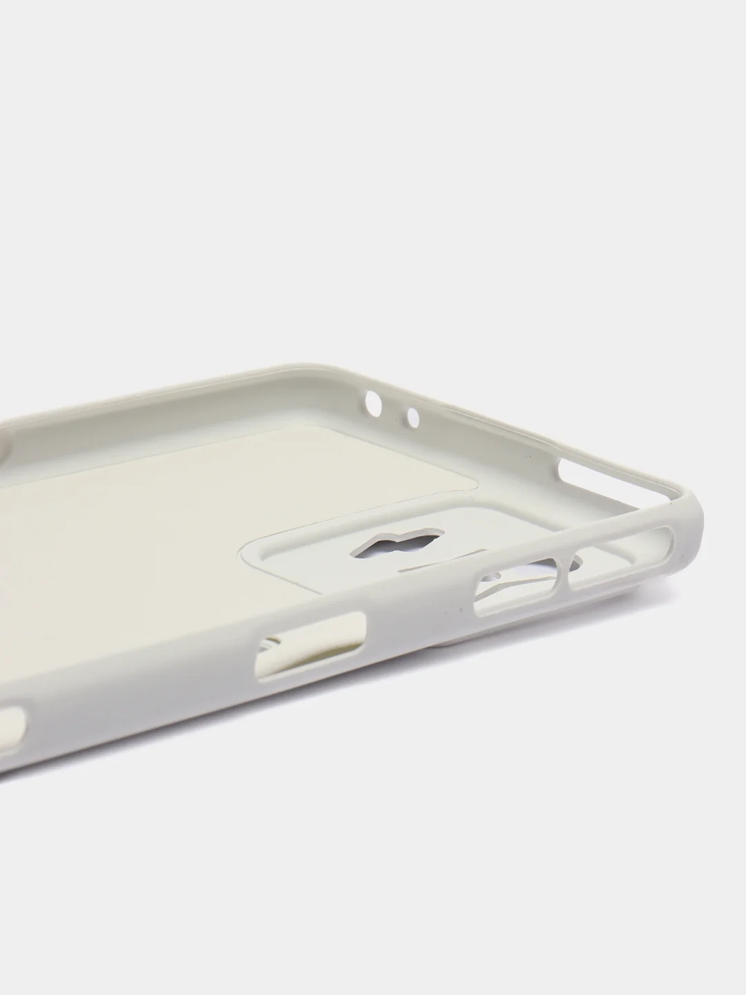 Белый чехол XIAOMI POCO f4 GT, с защитой камеры и бархатом внутри