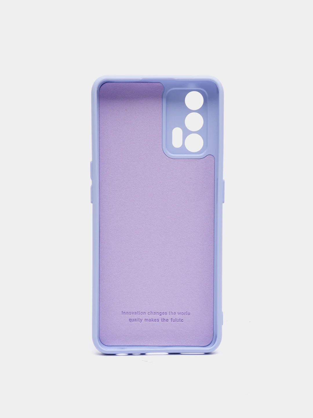Белый чехол REALME GT NEO 2T с защитой камеры и бархатом внутри