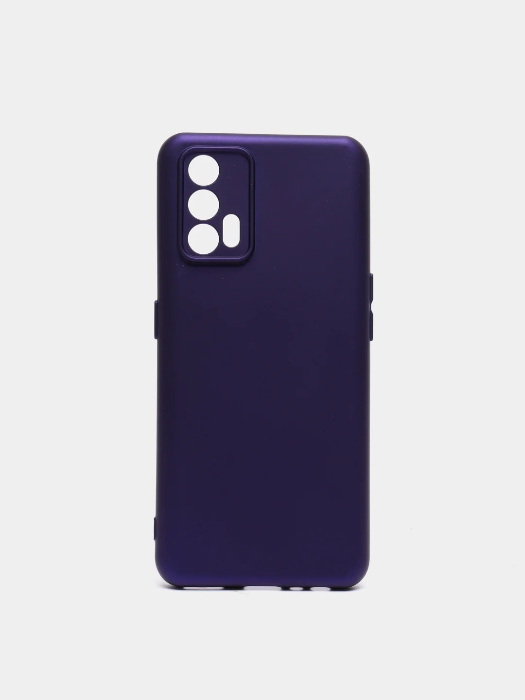 Фиолетовый чехол REALME GT NEO 2T с защитой камеры и бархатом внутри