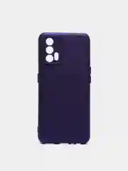Фиолетовый чехол REALME GT NEO 2T с защитой камеры и бархатом внутри