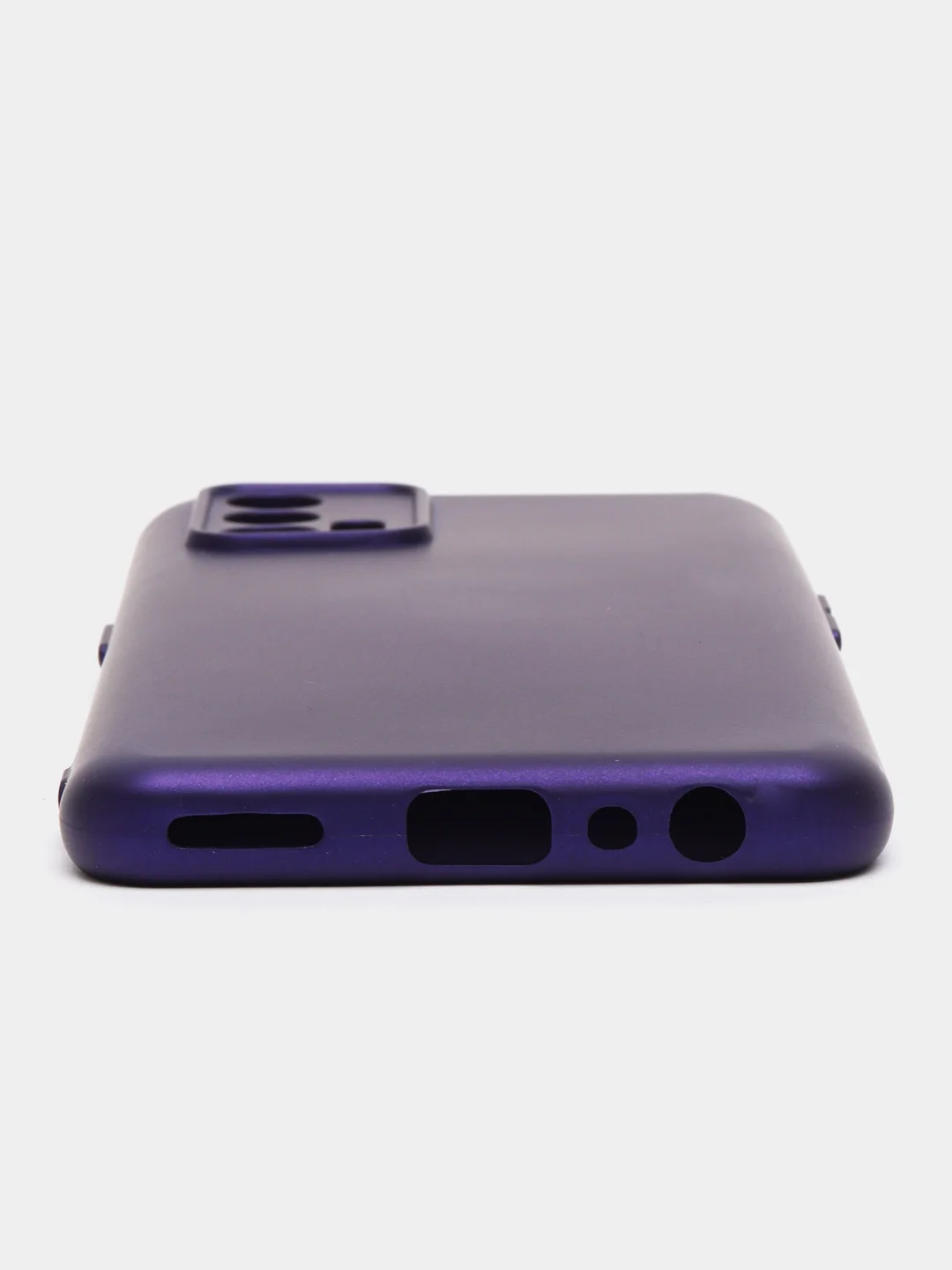 Фиолетовый чехол REALME GT NEO 2T с защитой камеры и бархатом внутри
