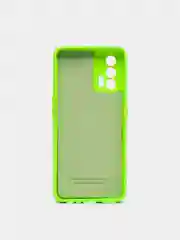 Лайм чехол REALME GT NEO 2T с защитой камеры и бархатом внутри