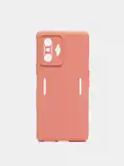 Бежевый чехол XIAOMI POCO f4 GT, с защитой камеры и бархатом внутри