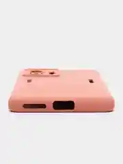 Бежевый чехол XIAOMI POCO f4 GT, с защитой камеры и бархатом внутри
