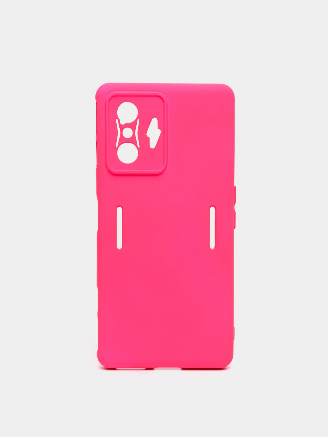Фуксия чехол XIAOMI POCO f4 GT, с защитой камеры и бархатом внутри