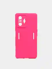 Фуксия чехол XIAOMI POCO f4 GT, с защитой камеры и бархатом внутри