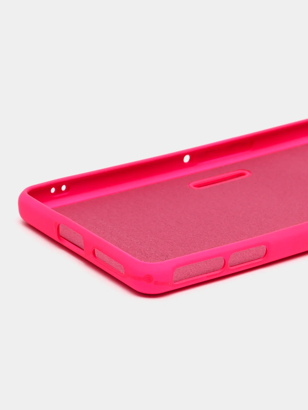 Фуксия чехол XIAOMI POCO f4 GT, с защитой камеры и бархатом внутри