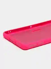 Фуксия чехол XIAOMI POCO f4 GT, с защитой камеры и бархатом внутри