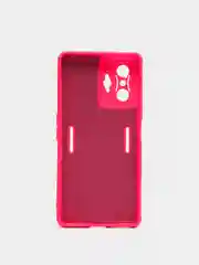 Фуксия чехол XIAOMI POCO f4 GT, с защитой камеры и бархатом внутри