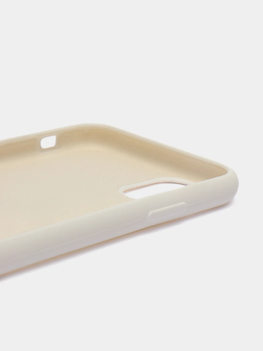 Белый чехол не пачкающийся с бархатом внутри IPHONE 11