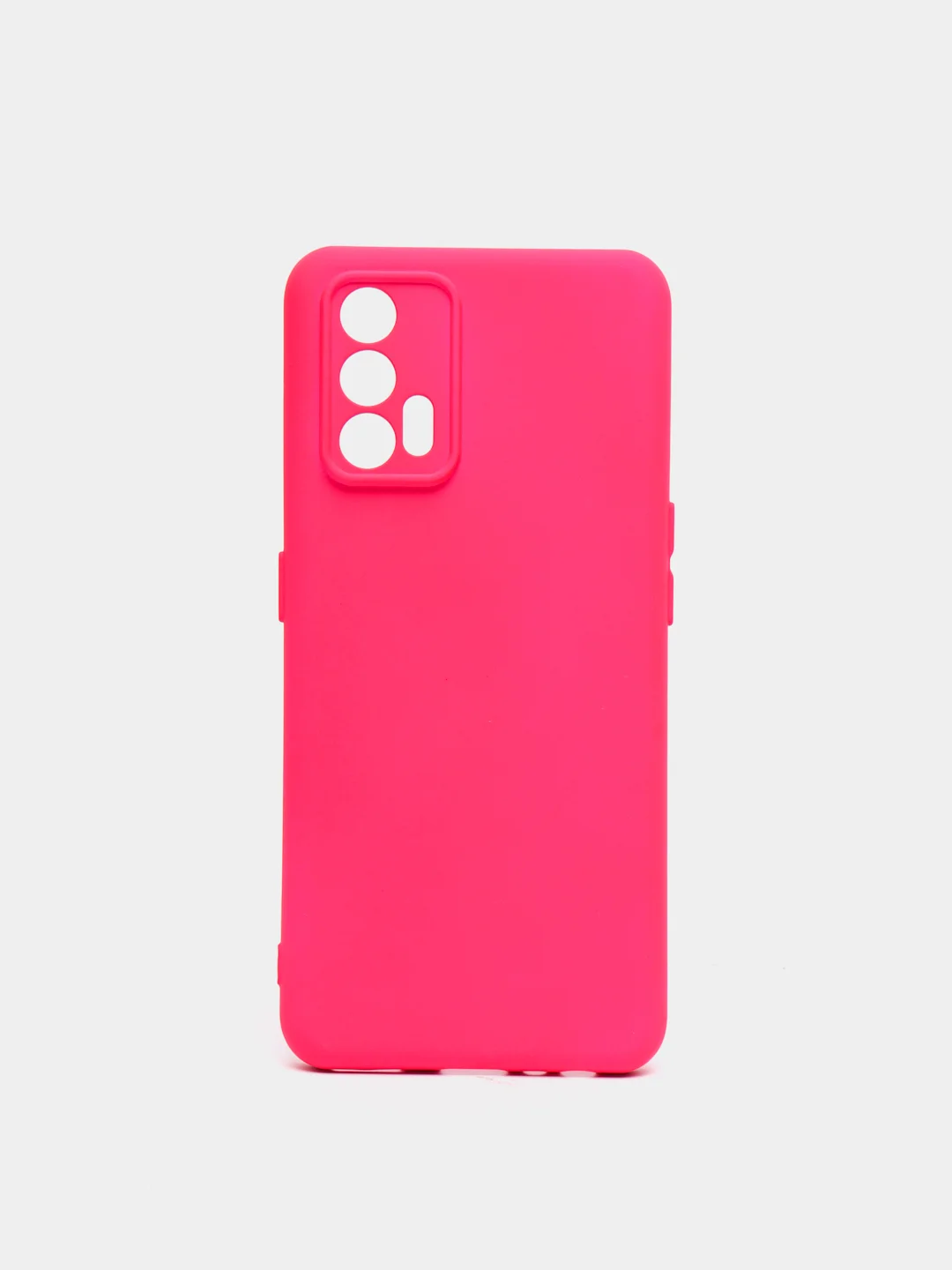 Фуксия чехол REALME GT NEO 2T с защитой камеры и бархатом внутри