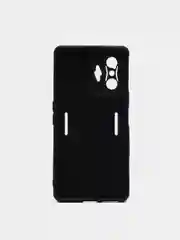 Черный чехол XIAOMI POCO f4 GT, с защитой камеры и бархатом внутри