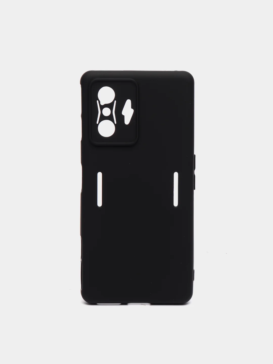Черный чехол XIAOMI POCO f4 GT, с защитой камеры и бархатом внутри