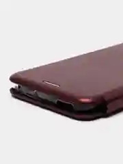 Бордовый чехол книжка Xiaomi 12X / Xiaomi 12