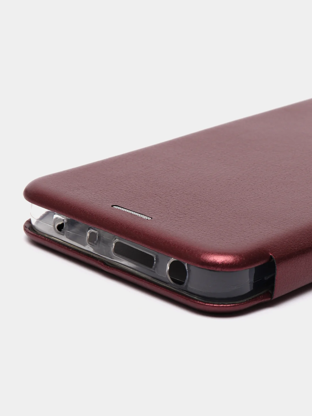 Бордовый чехол-книжка Xiaomi POCO X4 Pro 5G