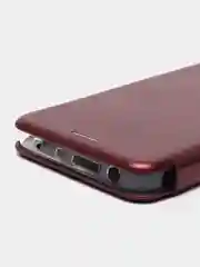 Бордовый чехол-книжка Xiaomi POCO X4 Pro 5G