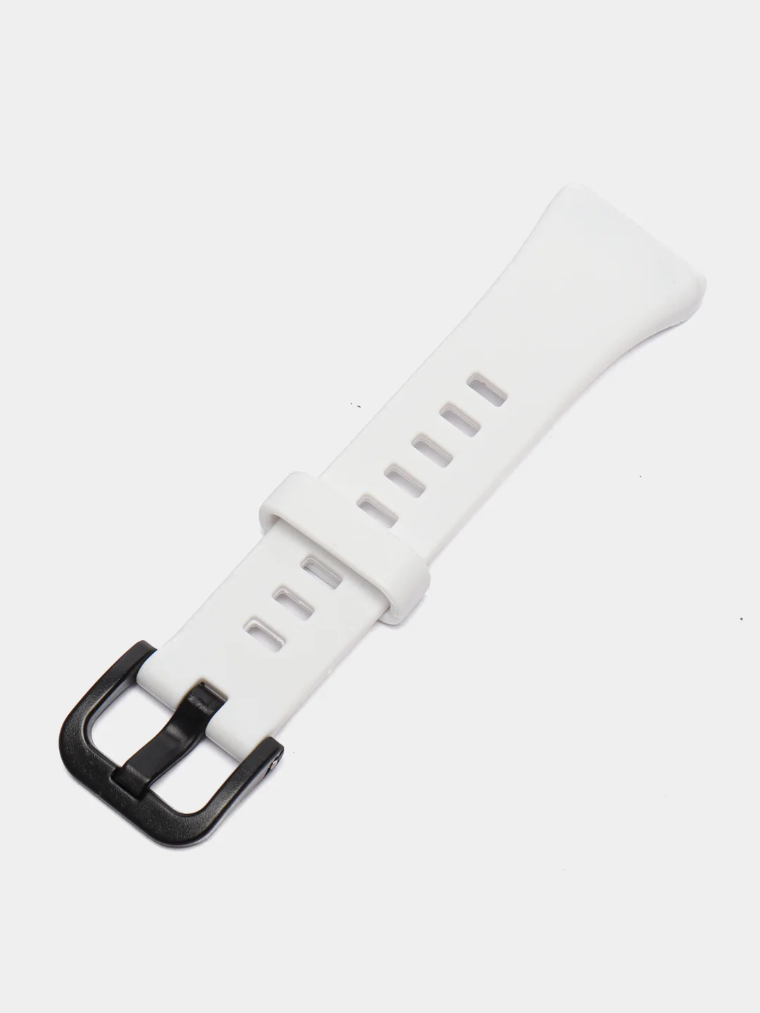 Белый силиконовый ремешок для Huawei Band 6 / Honor Band 6