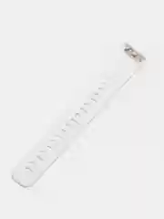 Белый силиконовый ремешок для Huawei Band 6 / Honor Band 6
