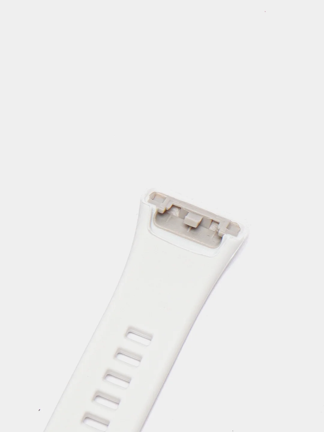 Белый силиконовый ремешок для Huawei Band 6 / Honor Band 6