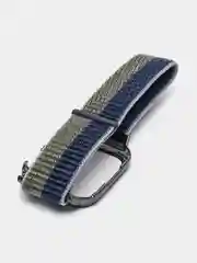 Хаки ремешок для Apple Watch 7 series c защитным стеклом бампером, 41, 45 мм нейлоновый