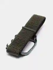 Зеленый ремешок для Apple Watch 7 series c защитным стеклом бампером, 41, 45 мм нейлоновый